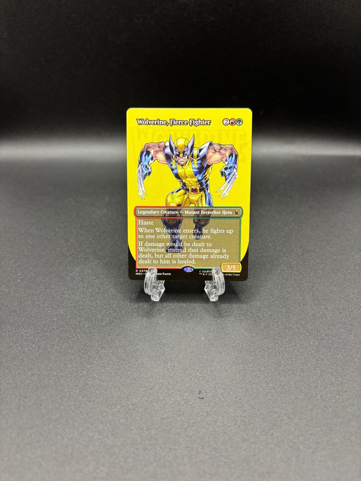 MTG Wolverine, Fierce Fighter 0378 Marvel Super Heroes Regular