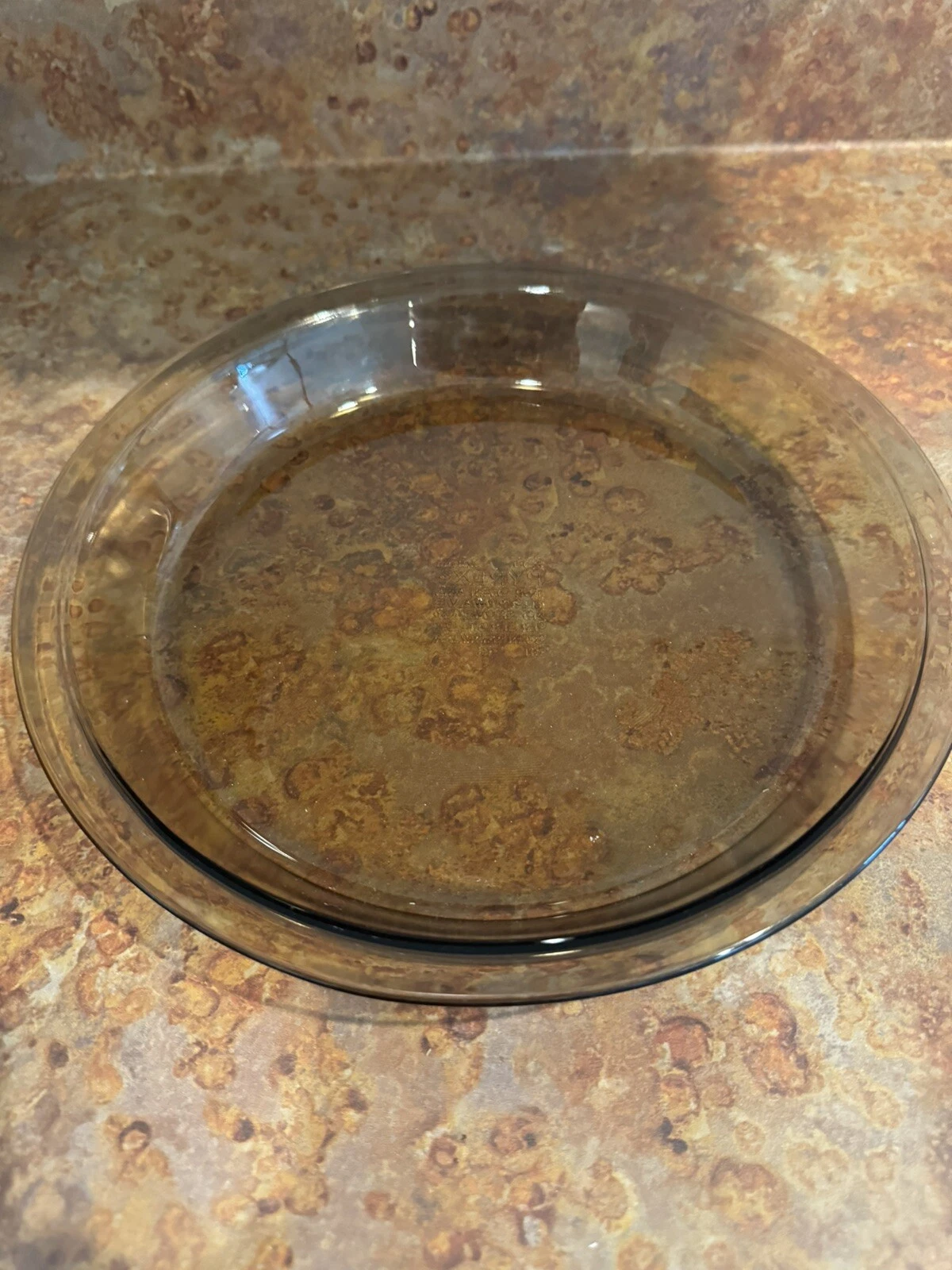 PYREX Brown Glass Pie Plate PYREX Amber Glass Pie Dish 209 Baking Dish