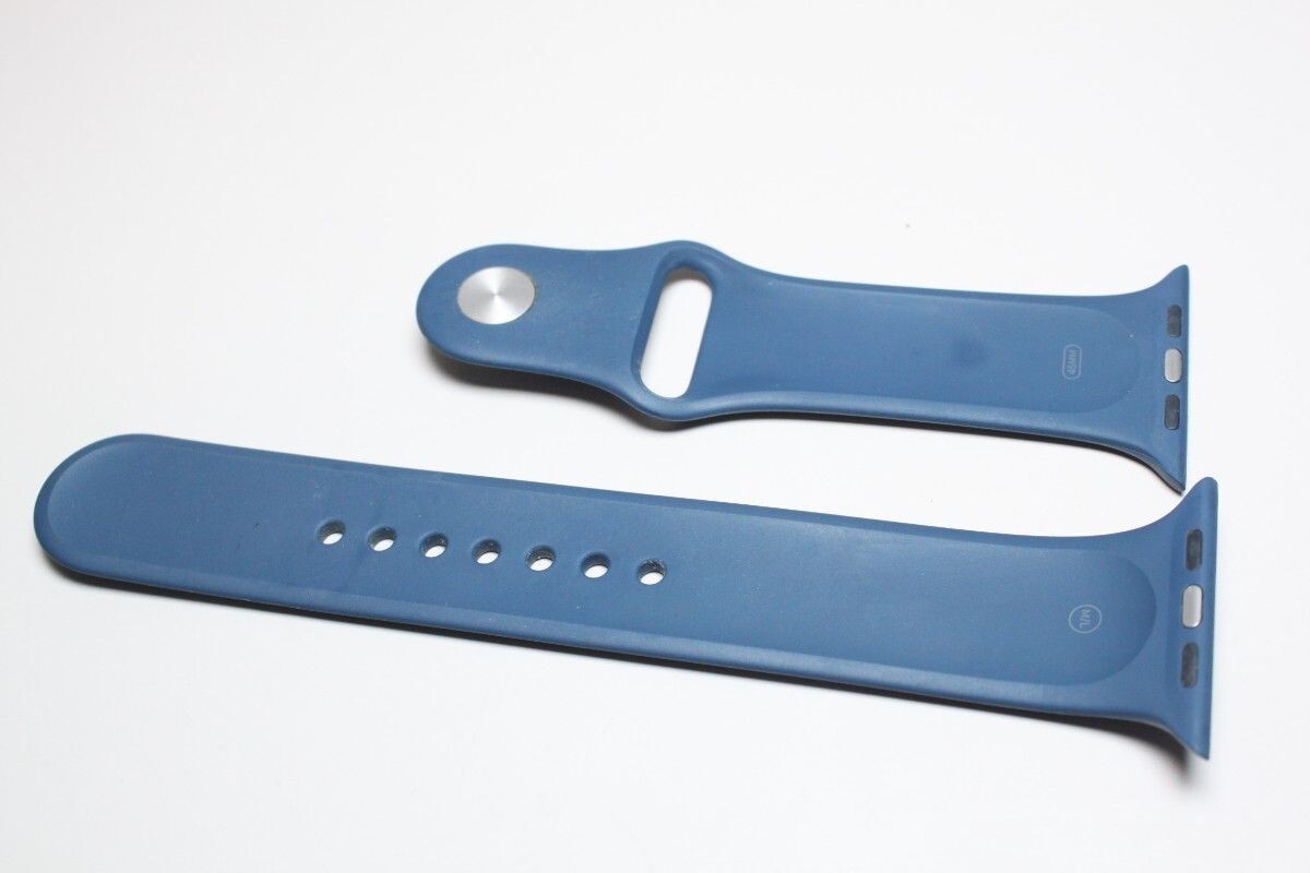 Apple Watch Series 7/GPS/45mm/A2474/ブルー〈MKN83J/A〉 (4) Apple Watch Series 7 GPS 45mm Blue Aluminum with Deep Navy Sport
