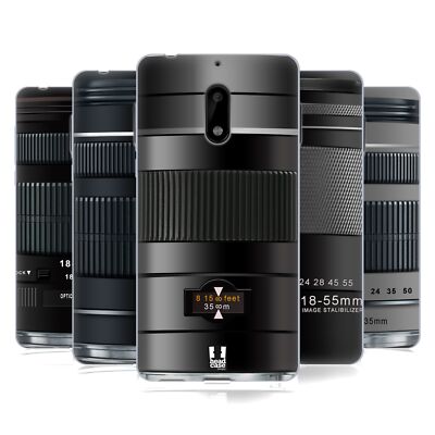 HEAD CASE DESIGNS CAMERA LENS SOFT GEL CASE FOR NOKIA PHONES 1