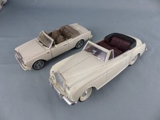 Lot de 2 ROLLS ROYCE corniche FRANKLIN MINT + SILVER CLOUD SOLIDO 1/20