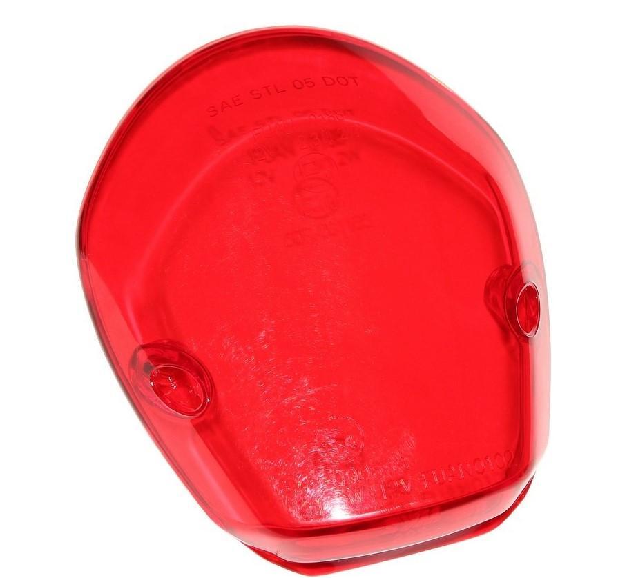 Cabochon feu arrière Sym Mio 50 en plastique ABS rouge haute résistance aux chocs et aux UV