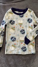 Kids  Star Wars Holiday Pajama Shirt All Over Print Amazon Essentials Size 4T