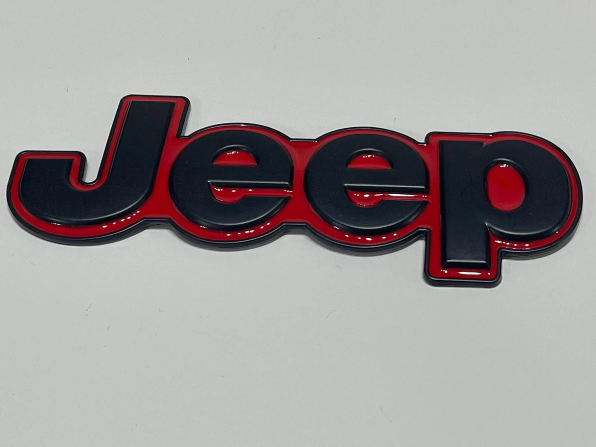 Emblema Di Ricambio 4xe Per Jeep Wrangler 2021-2023 – Adesivo Portellone Posteriore Nero (68490886AB, Con Colla 3M)