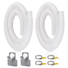 Pool Pump Hose for for Above Ground Pools 2 Pack 1.25" Diameter Pool Filter H...