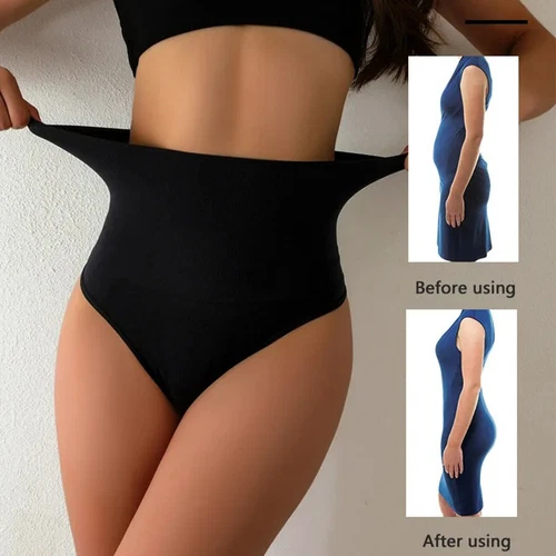 US Lady Slim Tummy Control Body Shaper High-Waist Trainer Thong Panty Shapewear - Zdjęcie 9 z 27
