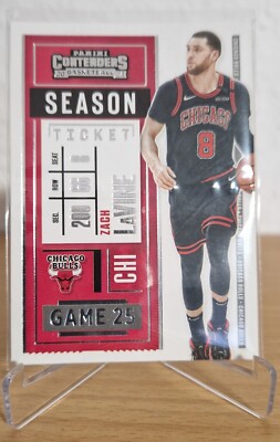 TOP RAR Panini Contenders Basketball 2020-2021 Season Zach Lavine Chicago Bulls