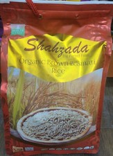Shahzada Organic Brown Basmati Rice - 10 lb P...