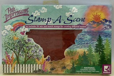 Posh Impressions Stamp-A-Scene Unopened NOS Mix & Match Stamps Art Scrapbook