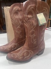 NWT Roper Women's Riley Western Boot - Brown 09-021-1566-2421 Size 10
