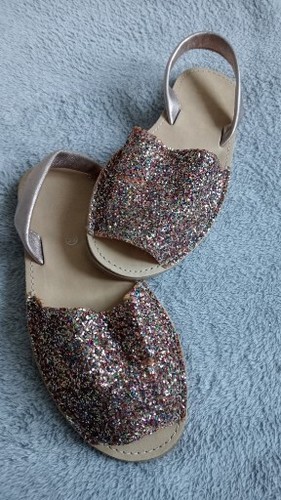 Slingback piatto Avarca Menorquina glitter multicolore taglia 38 - Foto 2 di 6