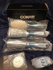 Conair SIX Piece Styling Collection Gift Set /Brushes 2007 Individually Wrapped 