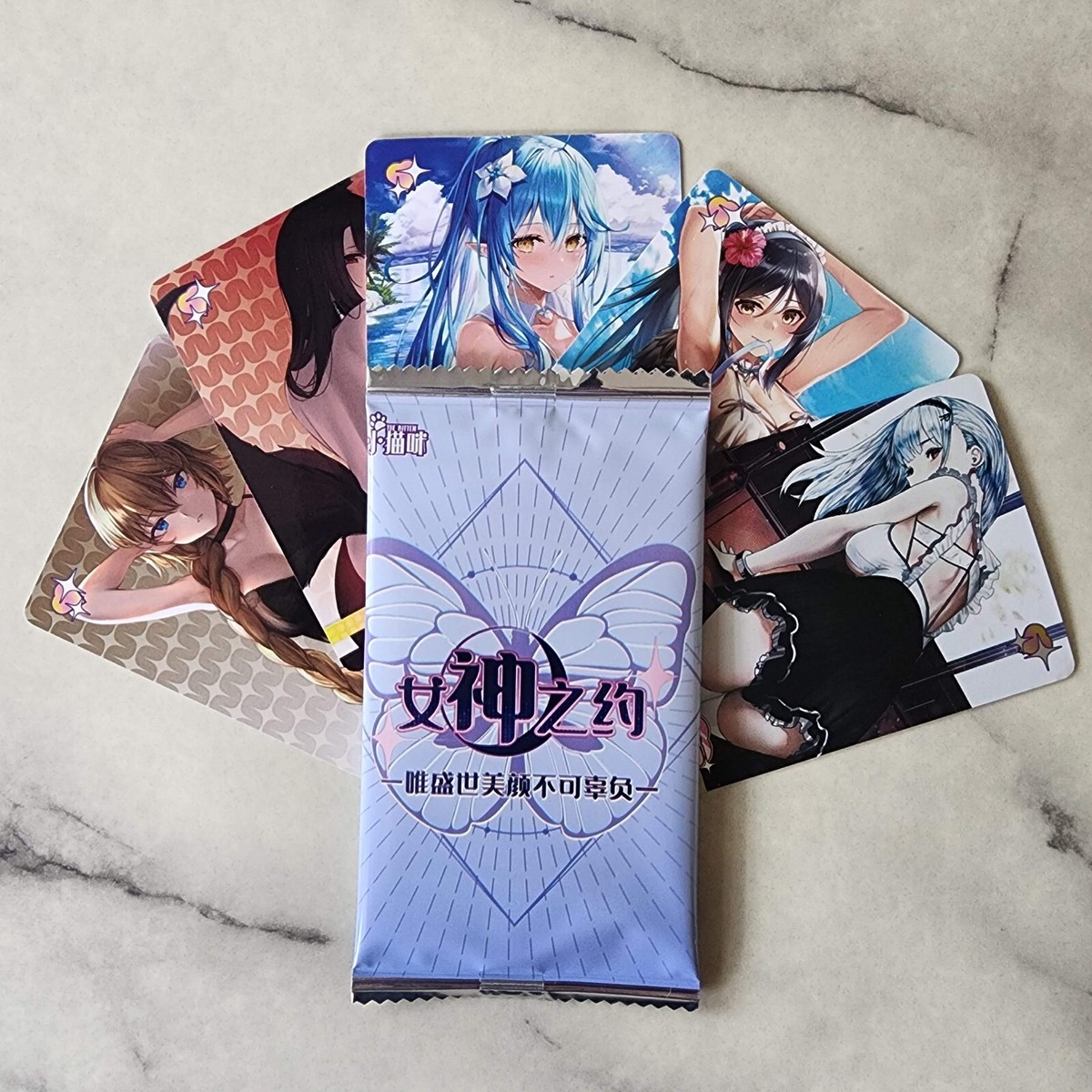 ワイフ1・2 セット Waifu 1・2 Waifu Booster Pack Variety NEW & Sealed Packs Anime Trading