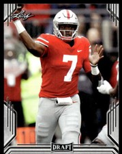 Dwayne Haskins 2019 Leaf Draft #27 Ohio State Buckeyes FOOTBALL