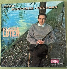 Jazz Nouvelle Orléans Claude LUTER clarinette  disque 33 tours vinyle