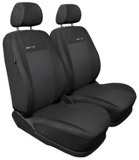 UK Custom Covers Black Tailored Front Seat Covers For VW Caddy 2024+ - Waterproof, Airbag Compatible