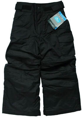 Columbia Little Kids Size XXS 4-5 Starchaser Peak II Winter Snowpant Black