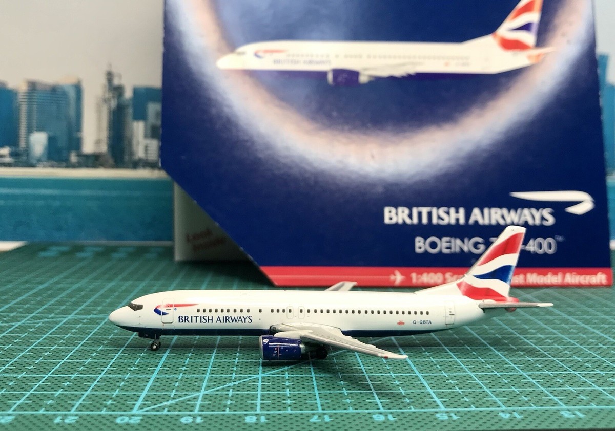 British Airways Gemini Jets 1:400 Boeing 737-400 REG: G-GBTA Union