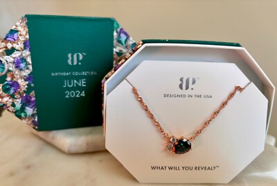 Bomb Party June 2024 Necklace Fancy Seeing You Rose Gold Plating RBP7569
