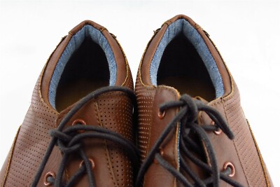 Aldo Shoes Sz 10 M Almond Toe Brown Derby Oxfords Synthetic  display picture 2