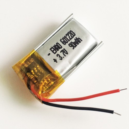 10 PIEZAS Batería Recargable de Polímero LiPo 3.7V 90mAh para Mp3 GPS Bluetooth 601220 - Imagen 4 de 6