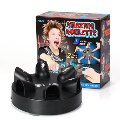 Finger Electric Shock Game Machine Shocking Roulette Lie Detector Spoof Toys
