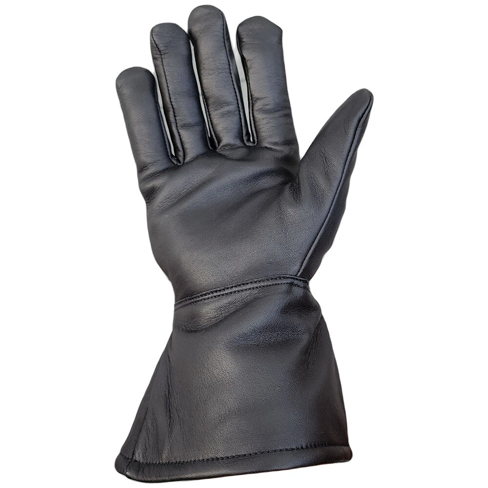 MOTORCYCLE GAUNTLET DEER SKIN WATERPROOF INSULATED GLOVES