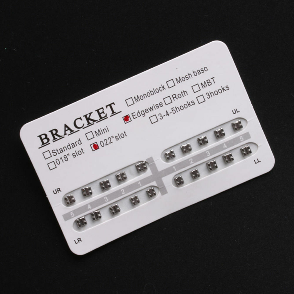 ORTHODONTIC サイズ3㎝超え Dental Orthodontic Mini/Standard Edgewise Metal Bracket 022
