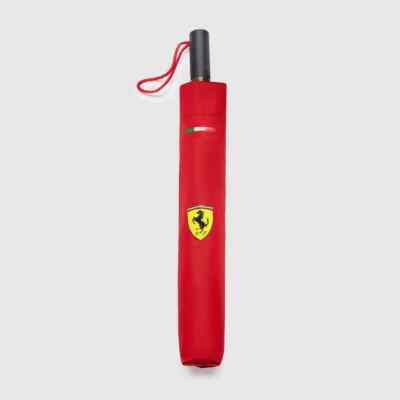 ferrari logo patio umbrellas for sale Scuderia Ferrari F1 Compact Umbrella Unisex - Red / Official Licensed