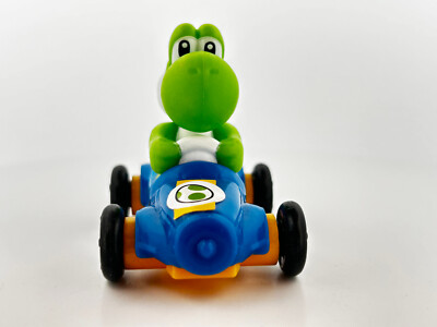 Yoshi Super Mario Bros Mario Kart Mini Figure Mascot Car Toy