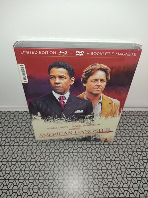 Amercian Gangster [Blu-ray + DVD] - Booklet + Magnet - inkl. Sehr guter Zustand - NEU