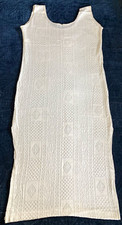 Womans Off White Lace Nightgown Sleepwear XL Granny Grandma Core