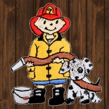 Firefighter Embroidered Patch — Iron On