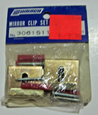 NEW  SOMACA Brite Gold Quartet Mirror Clip Set, FREE SHIPPING US ONLY 