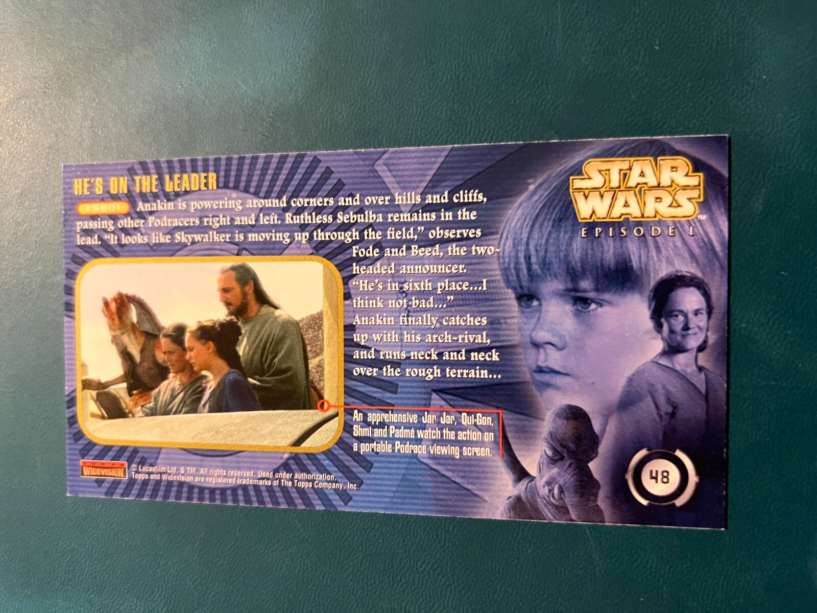 1999 Topps Star Wars Episode I SERIES 1-2 Widevision Complete Your Set U Pick - Picture 108 of 331
