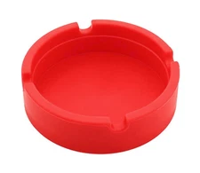 Red ashtray portable ashtray red silicone ashtray High heat resistant 