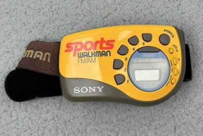 Sony Digital Walkman Model SRF-M78 Sports AM/FM Radio Arm Band Tested Working