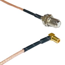 RG316 F FEMALE to SMB MALE ANGLE RF Cable Rapid-SHIP LOT
