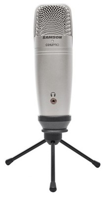 Samson C01U Pro USB Large Diaphragm Studio Condenser Microphone Mic+Tripod Stand