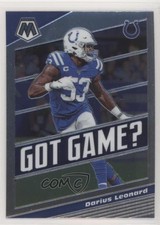 2020 Panini Mosaic Got Game? Shaquille Leonard Darius Leonard #GG17 02sc
