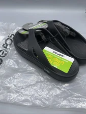 OOFOS OORIGINAL RECOVERY SANDAL MEN 7/ WOMEN 9- Style 1000 BLACK