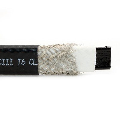 RAYCHEM 8BTV-2-CR SELF-REGULATING HEATING CABLE, 240V, 8W, BLACK, PER FOOT