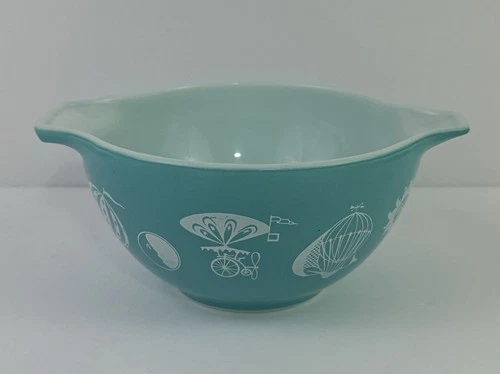 Vintage Pyrex Hot Air Balloon 441 Cinderella Mixing | Dip Bowl 1 1/2 Pt