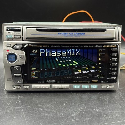 Alpine Mda-W892J CD MD Player 2DIN DSP Car Audio JDM 3-CD changer