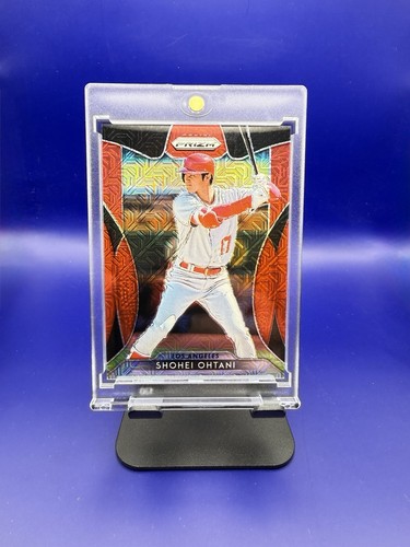 2019 PANINI PRIZM 153 SHOHEI OHTANI RED MOJO PRIZM /299