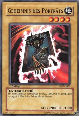 YuGiOh Geheimnis des Porträts (V.1) LON-DE052 Common Excellent 1st