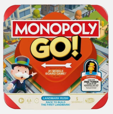 Monopoly GO! Board Game | Inspired by The Popular Mobile Board Game | Ages 8+