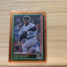 2025 Panini Donruss Optic Baseball #45 Pedro Martinez Orange PRIZM VELOCITY B9