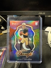 2025 Panini Select Certified Tyler Shough Saints Rookie Prizm /25 Football Card