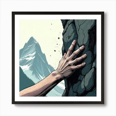 Adamantium 1 Kunstdruck gerahmt Wandbild Poster Leinwanddruck Bild